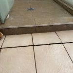 Shower tiles are loos and moving